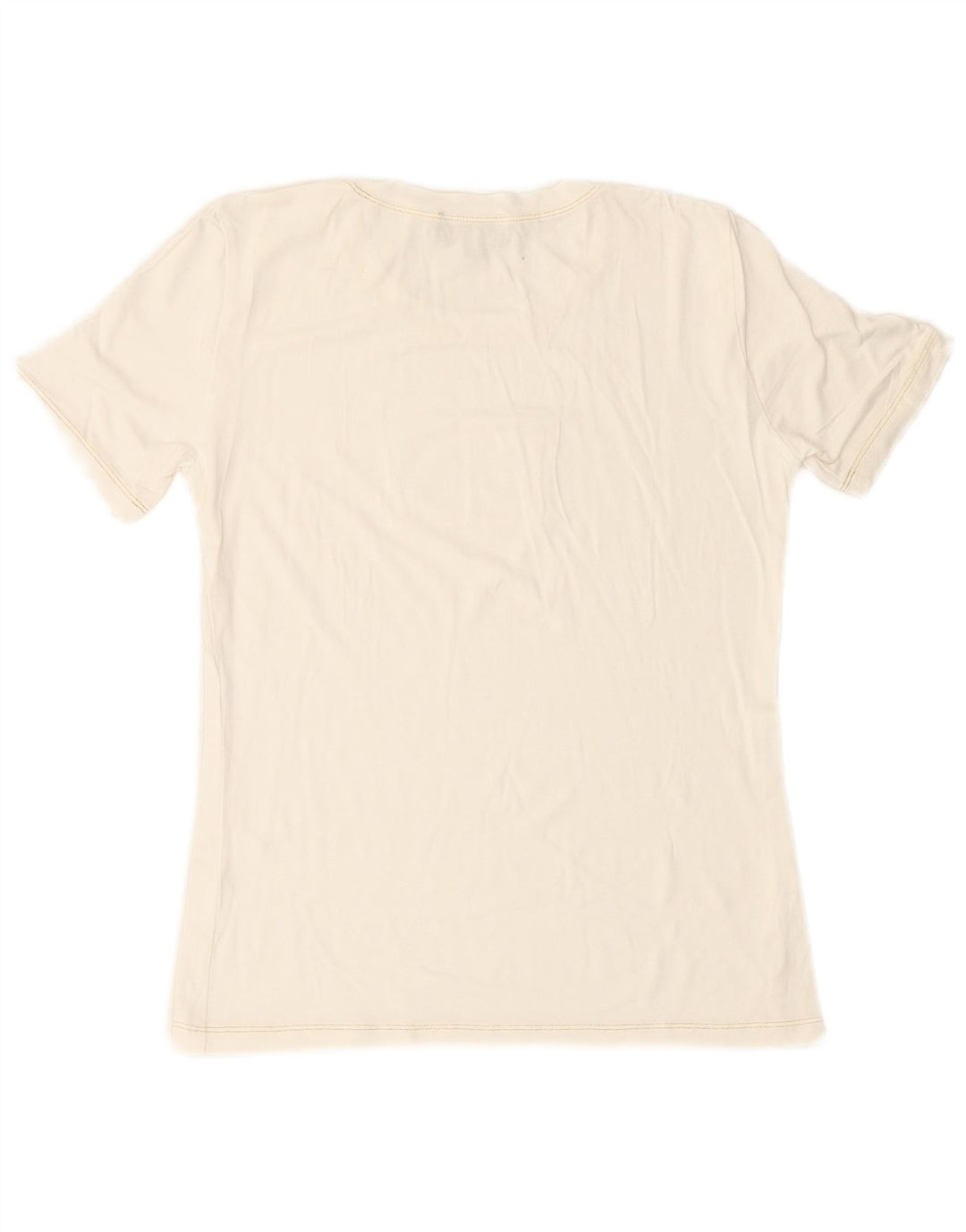 Женская футболка с рисунком LUISA SPAGNOLI Top UK 14, средний размер, белая вискоза