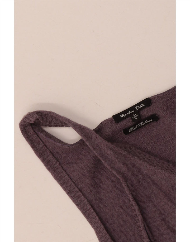 Женская майка-майка Massimo Dutti UK 12, средний фиолетовый, шерсть
