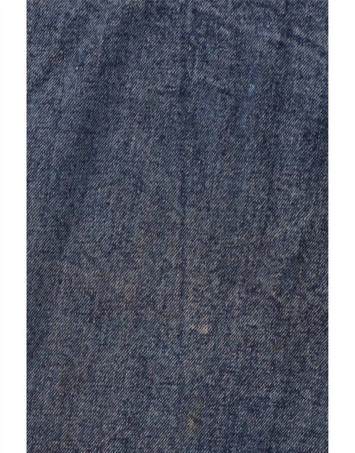 ВИНТАЖНАЯ женская джинсовая юбка W30, средний синий, цветных блоков