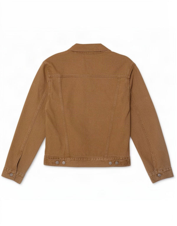 Мужская джинсовая куртка Levi's UK 36, маленькая, бежевый, хлопок