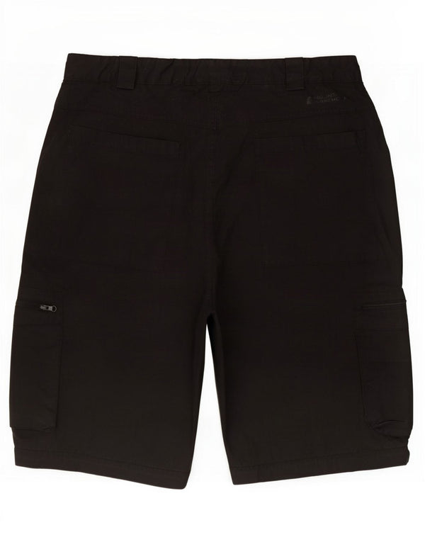 Mountain Warehouse Mens Cargo Shorts Large W34 Black Polyester
