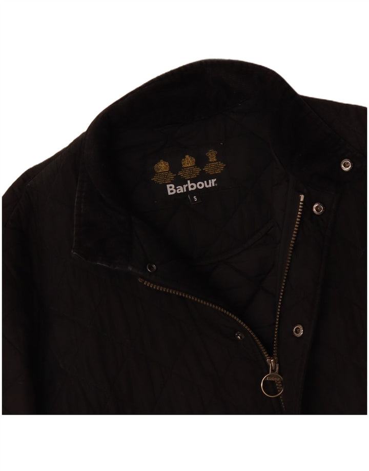 Мужская стеганая куртка BARBOUR UK 36 маленькая черная