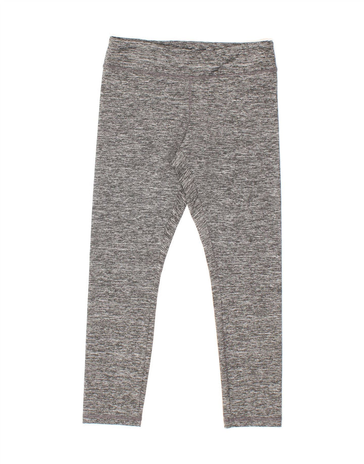 FREDDY Womens Leggings UK 12 Medium Grey Flecked Polyester Vintage Freddy and Second-Hand Freddy from Messina Hembry 
