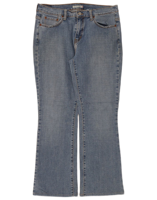 Женские джинсы Levi's 515 Bootcut, размер США 12, большие W32 L30, синий хлопок