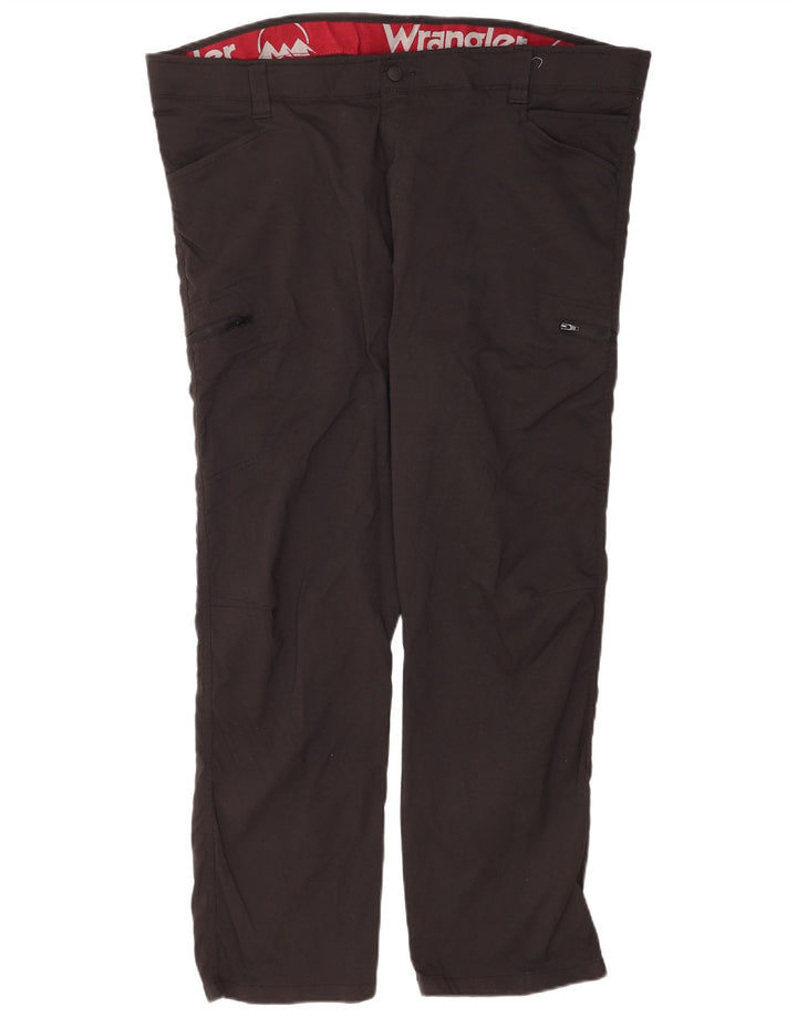 Мужские прямые брюки-карго Wrangler W44 L30, черный нейлон