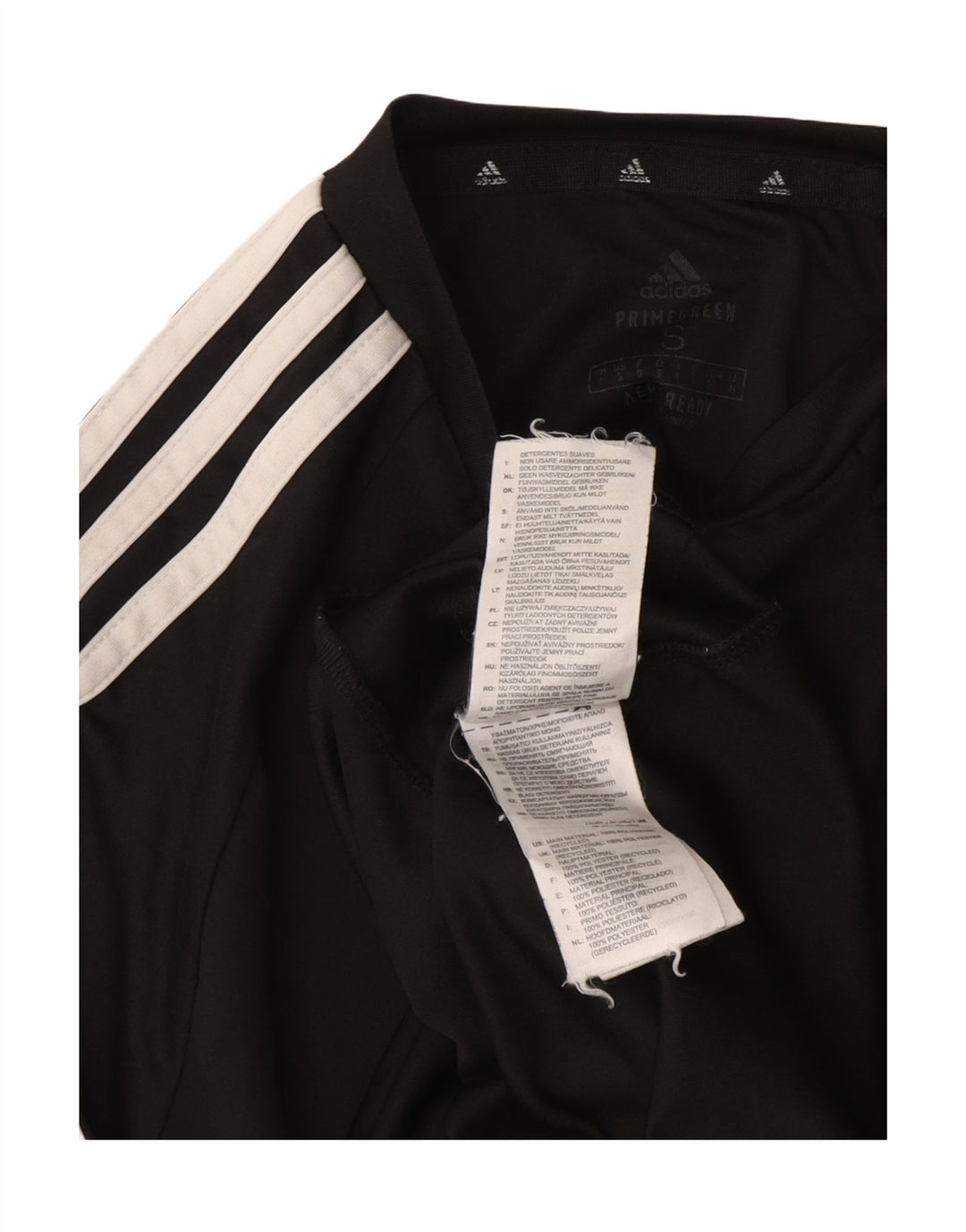 Adidas Мужская футболка Aeroready с графическим принтом, размер Small, черная, полиэстер