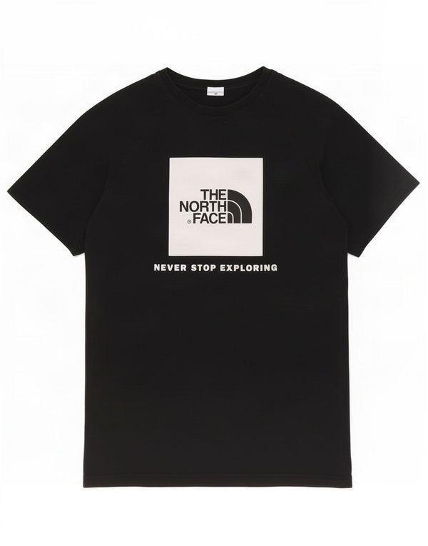 Мужская футболка с рисунком The North Face, маленькая черная