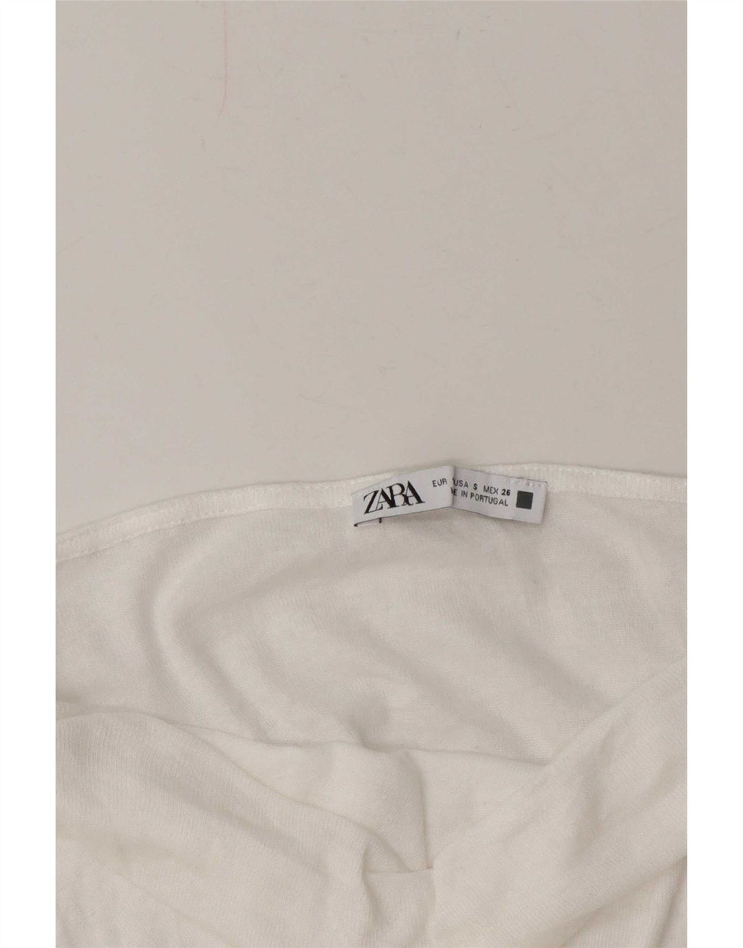 Женская блузка Zara Top UK 10, маленькая белая