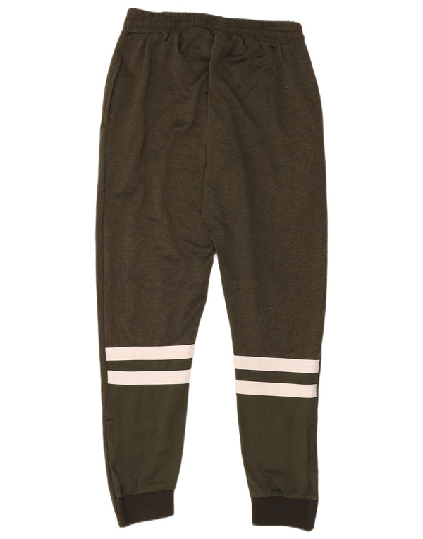ELLESSE Мужские спортивные брюки Джоггеры Малый цвет хаки Полиэстер с цветными блоками