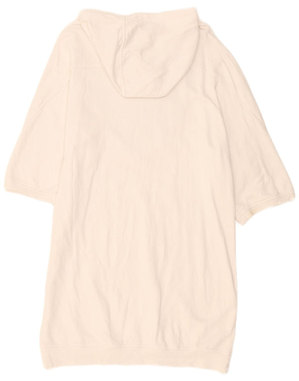 Женское платье с капюшоном Twinset с рукавом 3/4, Великобритания, 18 XL, белое сердце с цветными блоками
