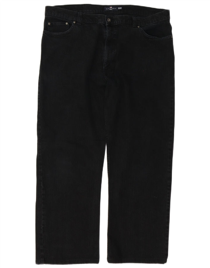 Мужские прямые джинсы Marks & Spencer Blue Harbour W40 L28, черный хлопок