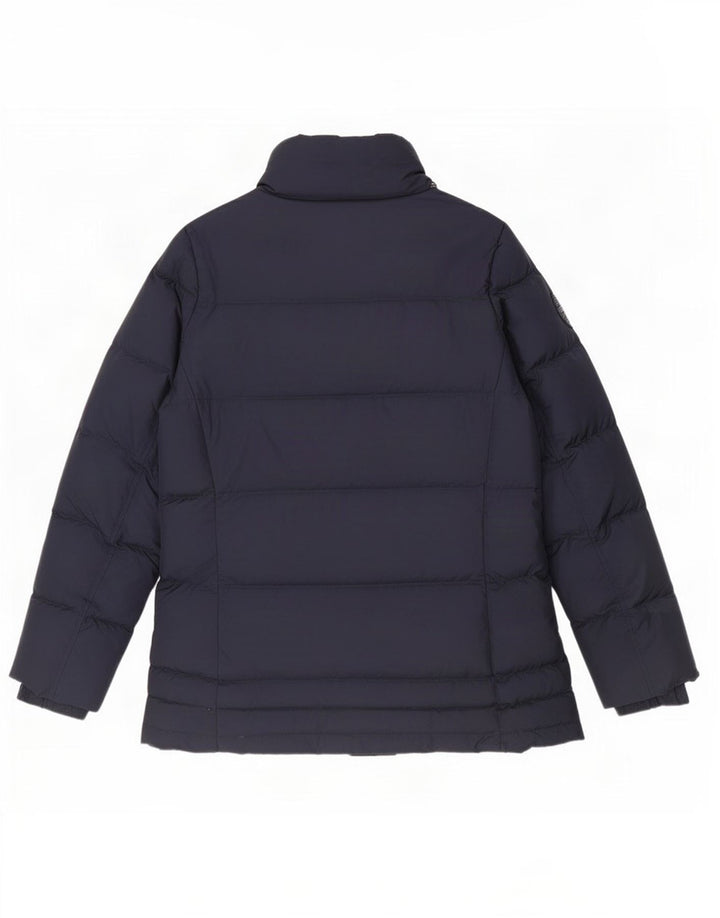 Женская стеганая куртка Tommy Hilfiger UK 16, большой размер, темно-синий, полиэстер