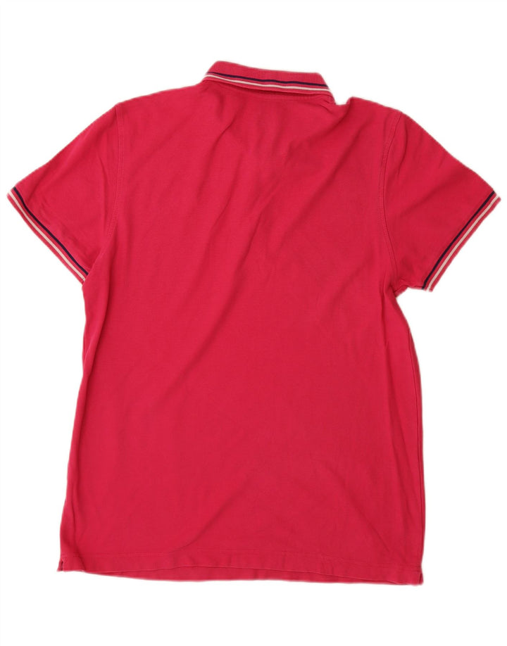 LOTTO Мужская рубашка-поло из хлопка среднего розового цвета