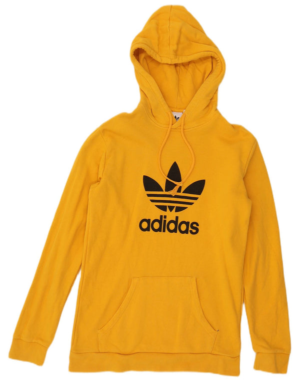 Мужской джемпер с капюшоном Adidas с рисунком, маленький желтый, хлопок