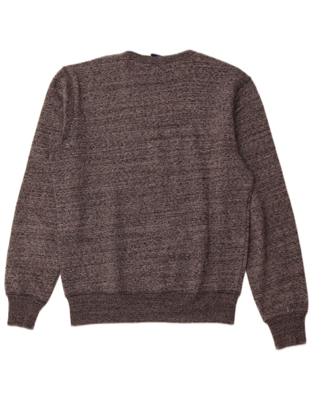 Мужской свитшот с рисунком Champion, маленький серый хлопковый джемпер в крапинку