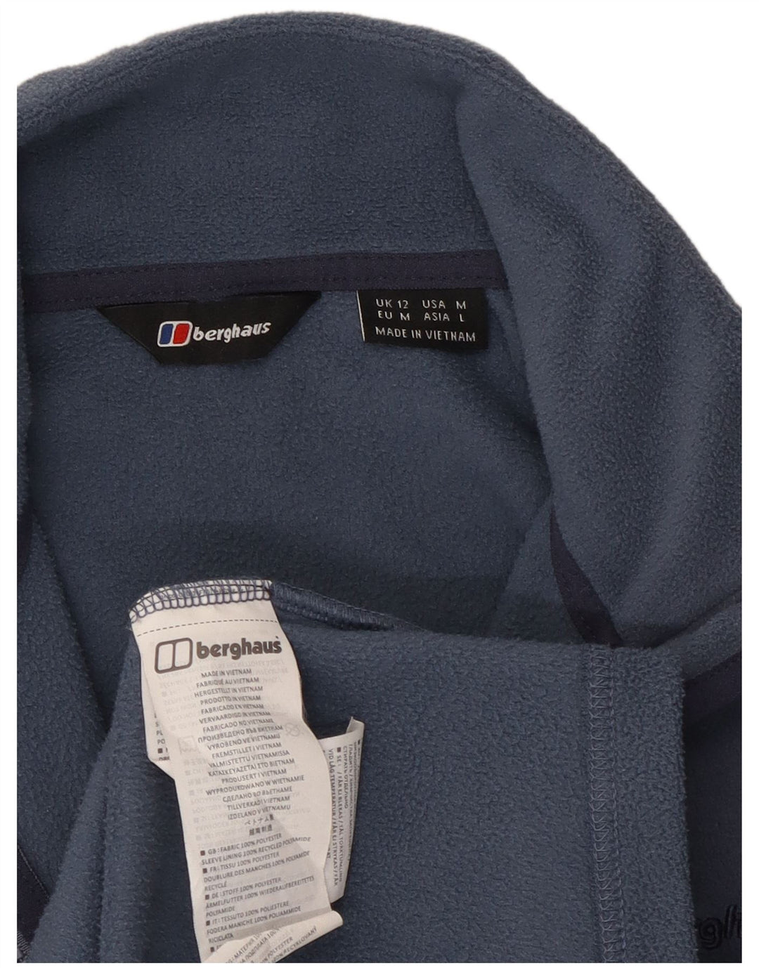 Женская флисовая куртка Berghaus UK 12, средний синий полиэстер