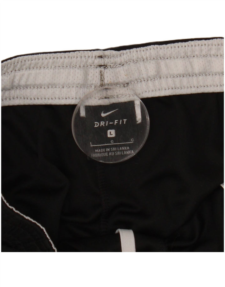 Мужские спортивные шорты NIKE Dri Fit, большие черные