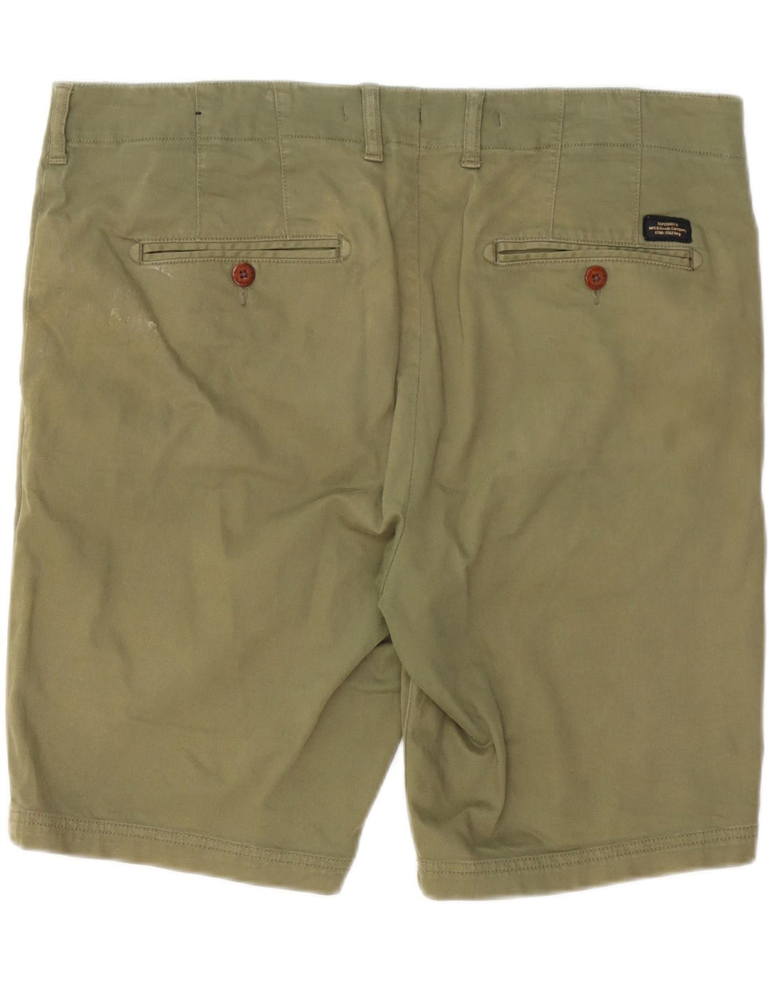 SUPERDRY Мужские шорты чинос W36, большие размеры, цвет хаки, хлопок