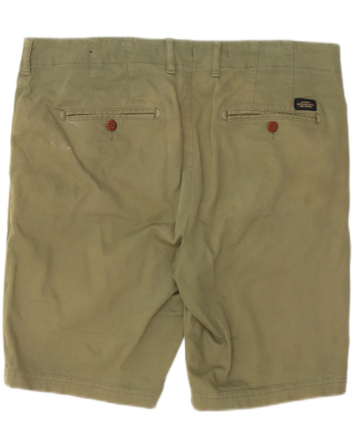 SUPERDRY Мужские шорты чинос W36, большие размеры, цвет хаки, хлопок