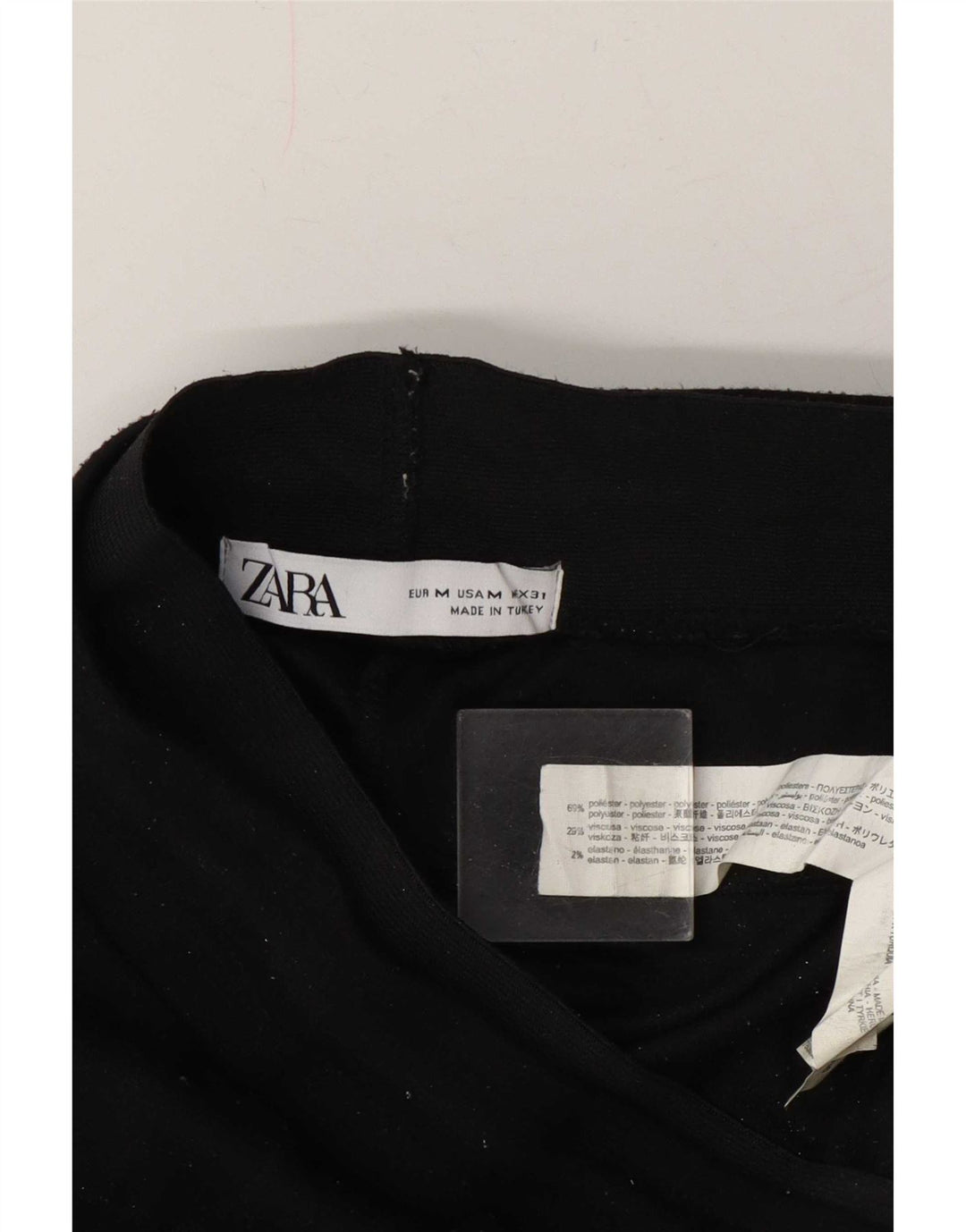 Мужские спортивные брюки Zara, джоггеры, средний черный, полиэстер