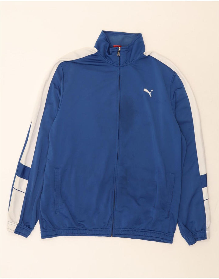 Мужской спортивный костюм Puma 2XL синий с цветными блоками