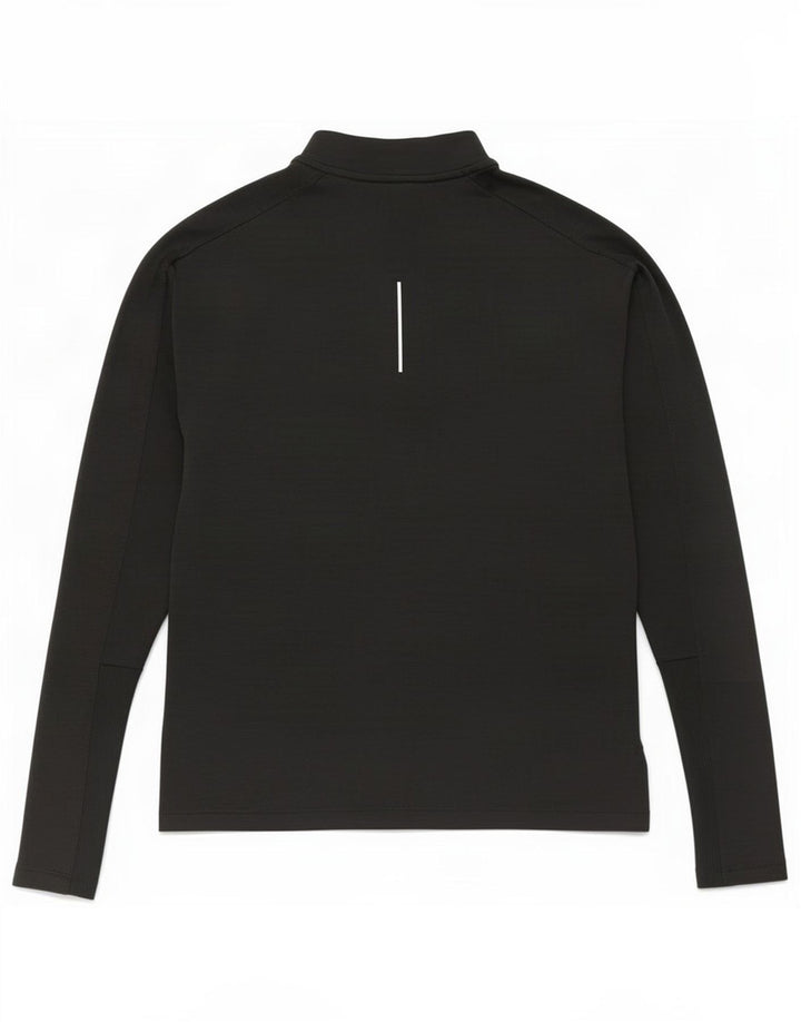 Мужской пуловер с воротником на молнии Nike Dri Fit XS, черный полиэстер