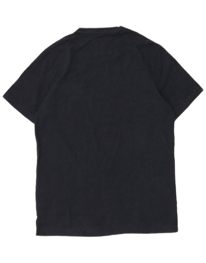 Crew Clothing Мужская футболка Верх среднего размера Темно-синий хлопок