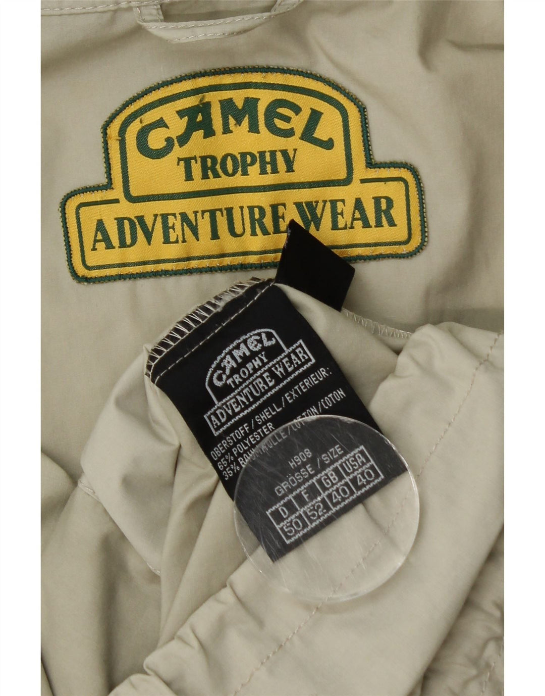 Мужская функциональная куртка Camel UK 40, большая, бежевая, полиэстер
