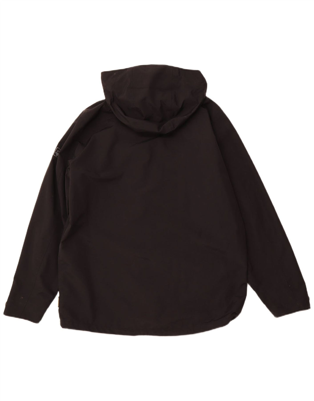 Мужская дождевик с капюшоном JACK WOLFSKIN UK 42, большой черный полиамид
