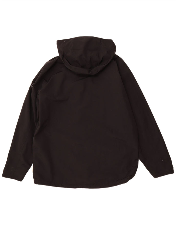 Мужская дождевик с капюшоном JACK WOLFSKIN UK 42, большой черный полиамид