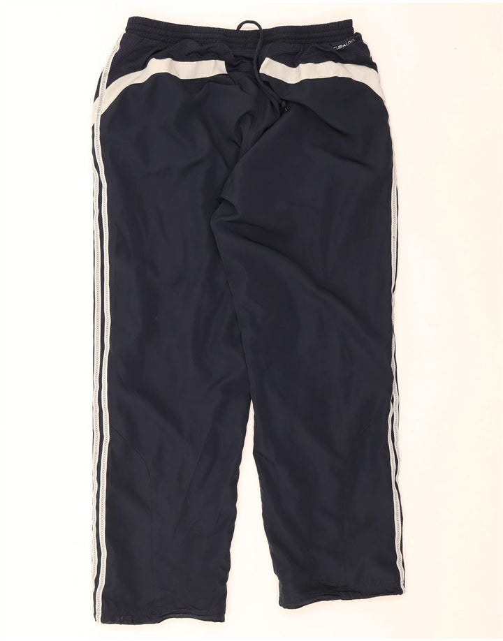 Мужские спортивные брюки Adidas Climacool 2XL темно-синие с цветными блоками