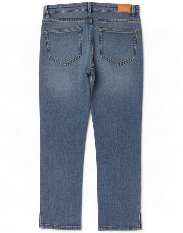 Massimo Dutti Женские прямые джинсы EU 40 Medium W30 L28 Синий хлопок