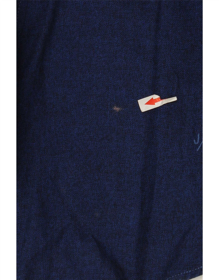 Мужская рубашка Jack & Jones, темно-синяя, хлопковая, большая