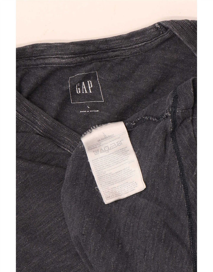 Мужская футболка Gap, большой серый хлопок с крапинками