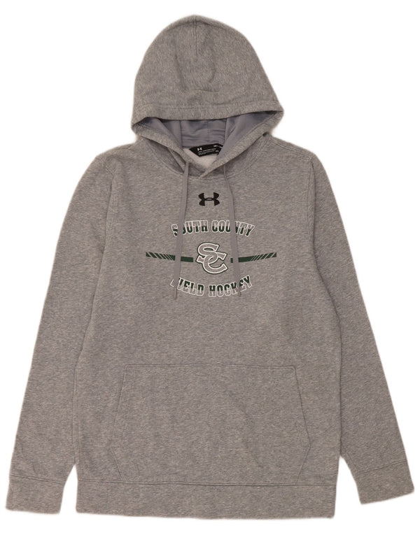 Мужской джемпер с капюшоном для хоккея на траве Under Armour, маленький серый