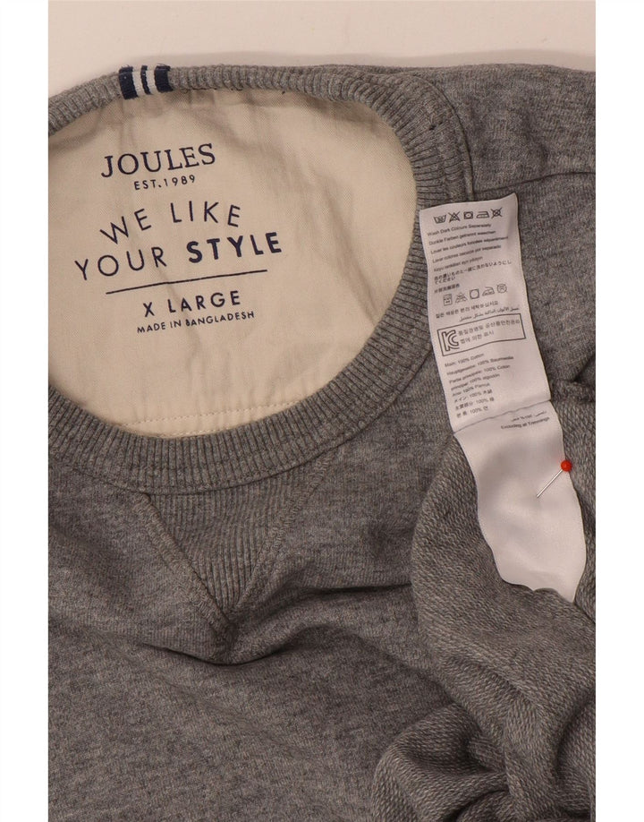 Мужской свитшот Joules XL, серый хлопок в крапинку