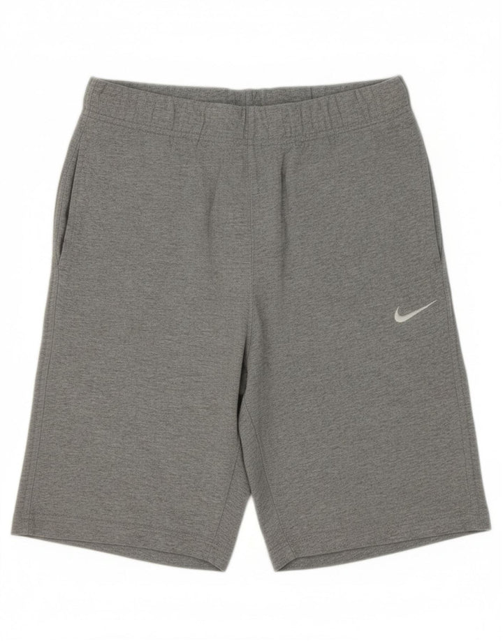 NIKE Mens Sport Shorts Small  Grey Cotton