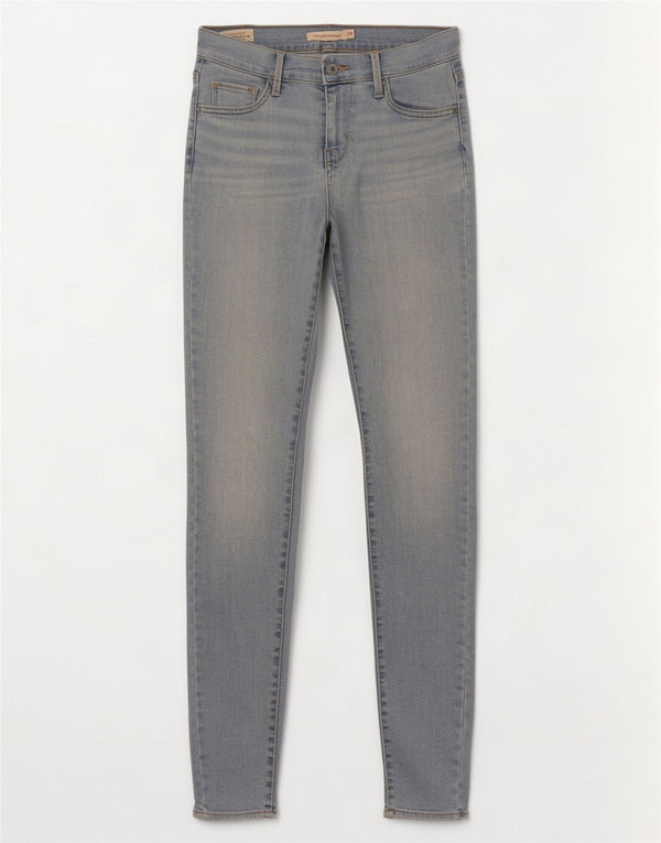 Levi's Womens 710 Super Skinny Jeans W26 L32 Blue Cotton