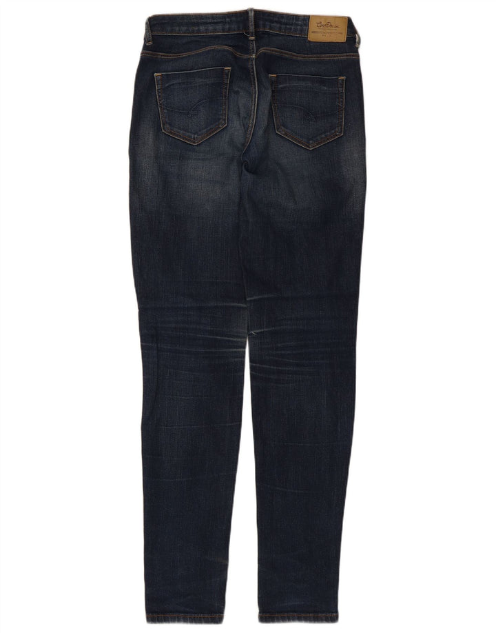 Женские узкие джинсы Zara EU 38, маленькие W28 L32, синие, хлопок