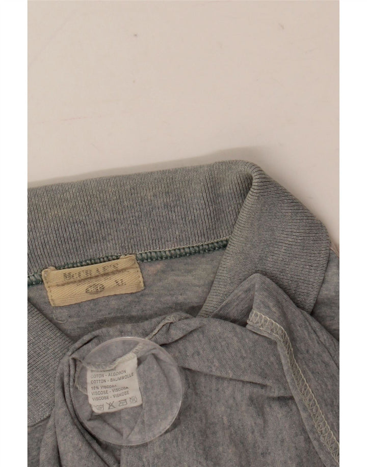 Mc Crae's Mens Graphic Polo Shirt XL Grey Cotton