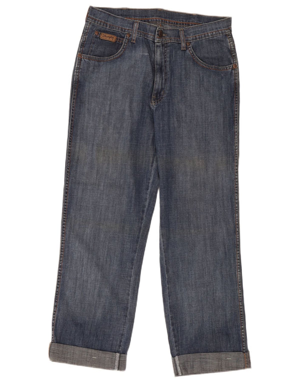 Мужские прямые джинсы Wrangler Texas Stretch W32 L36, синий хлопок