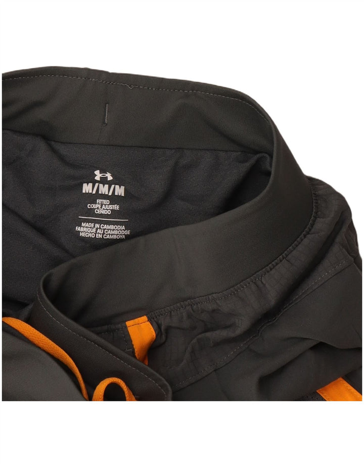 Мужские спортивные шорты с графическим рисунком Under Armour, средние серые