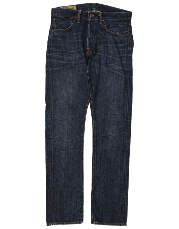 Мужские прямые джинсы Polo Ralph Lauren W30 L32 темно-синие, хлопок