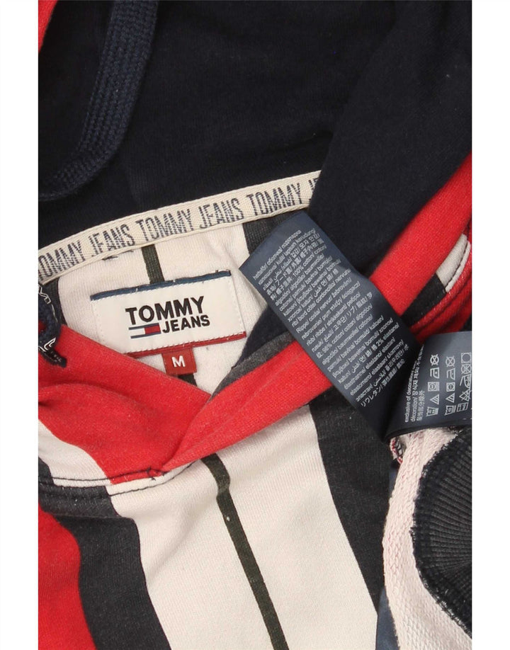 Мужской джемпер с капюшоном Tommy Hilfiger, средний хлопок в разноцветную полоску