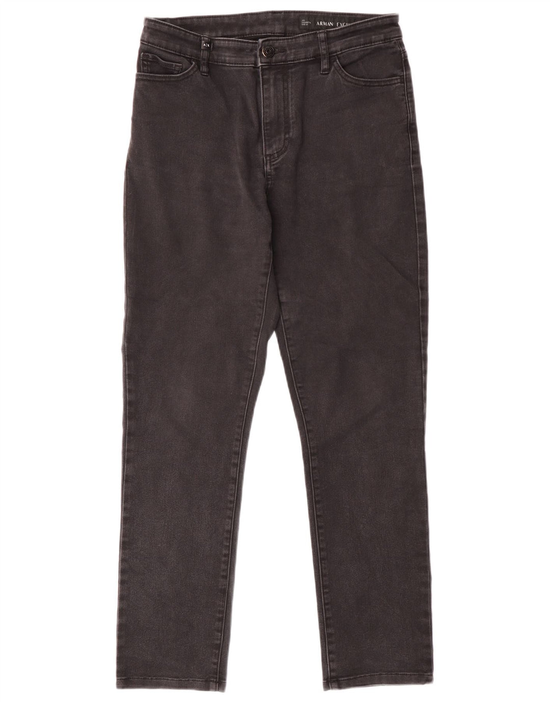 Женские узкие джинсы Armani Jeans W30 L28, черный хлопок