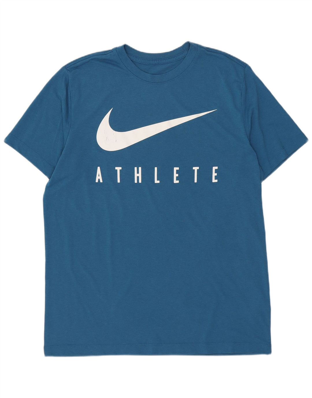 Мужская футболка Nike Dri Fit с графикой, верх, средний синий полиэстер