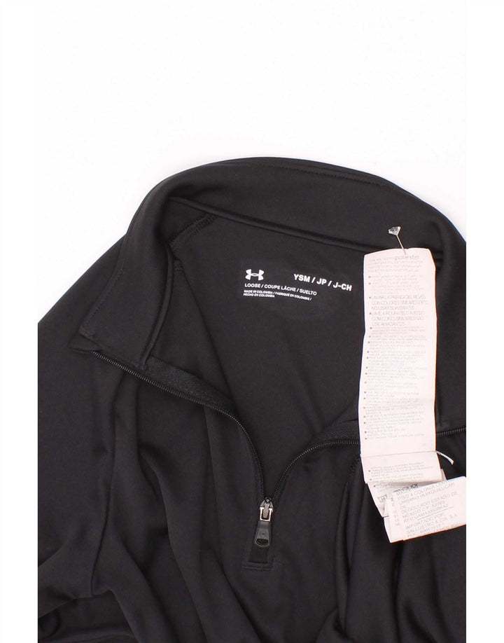 Пуловер с графическим рисунком для мальчиков Under Armour, спортивный костюм, верх 7–8 лет, маленький черный цвет