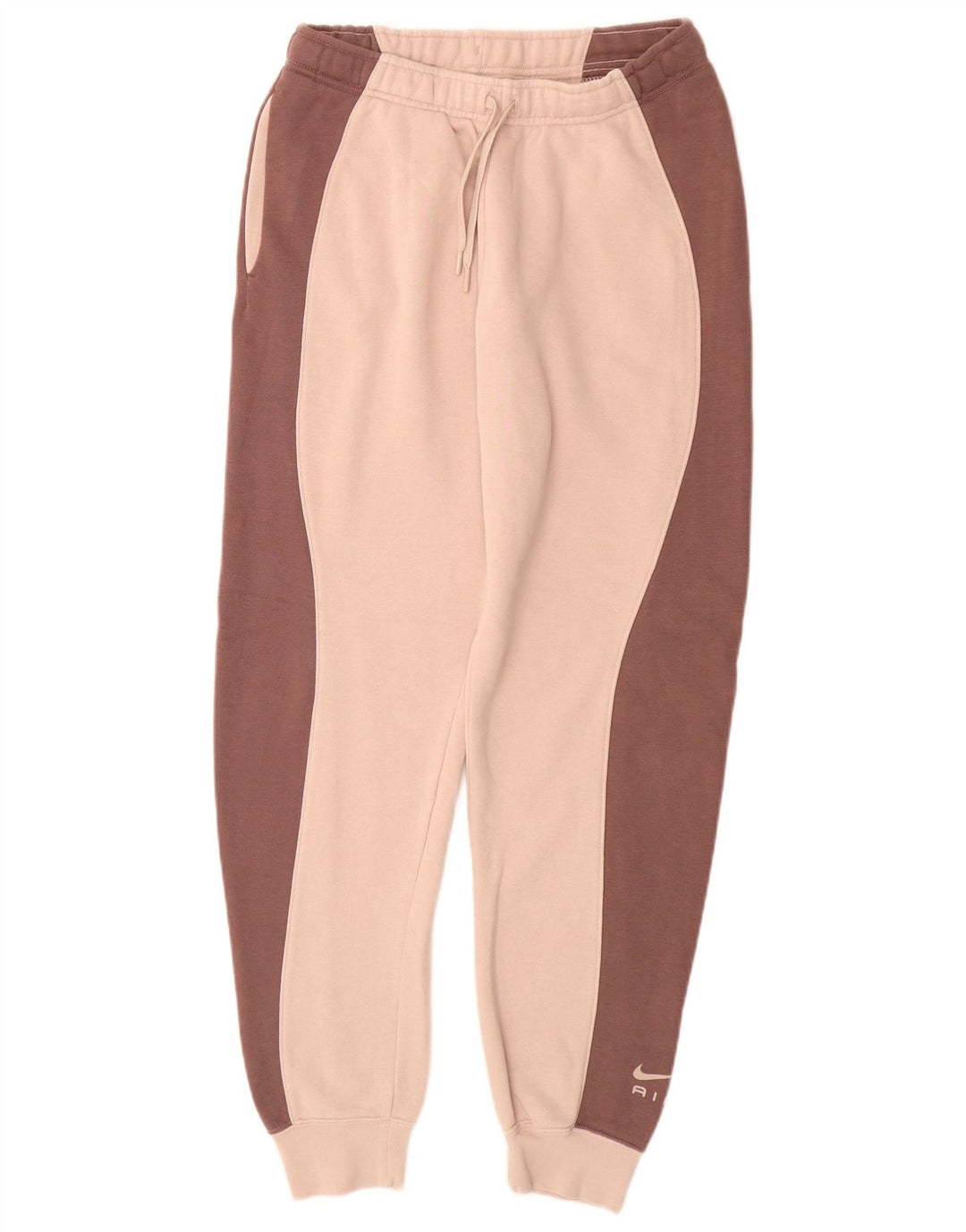 Женские спортивные брюки NIKE Joggers UK 12, средний розовый цвет с блоками