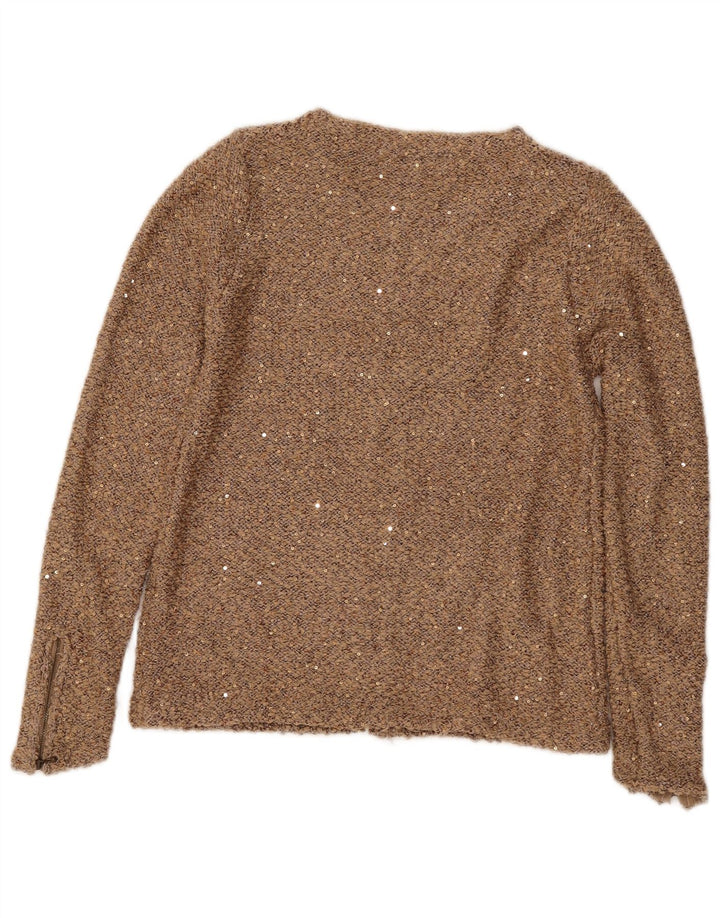 Женский кардиган Zara UK 12, средний бежевый
