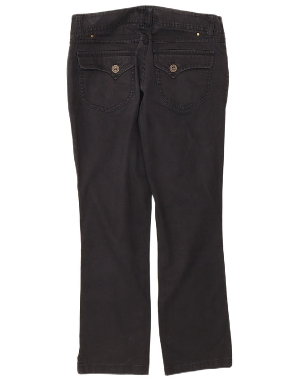 Женские прямые повседневные брюки Massimo Dutti EU 38 Small W28 L27, черные